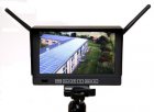 LCD Monitor 7 Zoll mit Sonnenblende - 5.5mm Ausgangsstecker