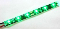 LED stripe GREEN (flexible, water resistant)