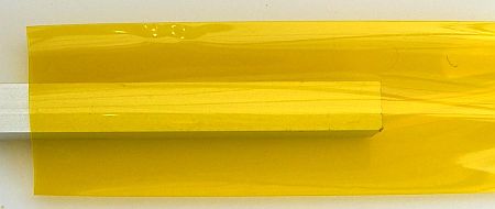 Heat shrink tube- yellow/transparent - 1m - Click Image to Close