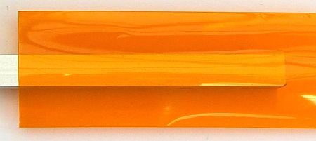 Heat shrink tube- orange/transparent - 1m - Click Image to Close